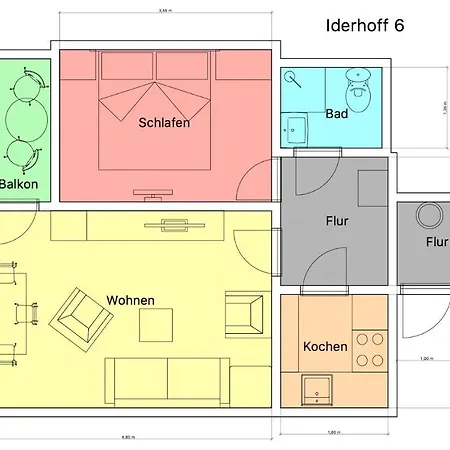 Iderhoff 6 Apartment *